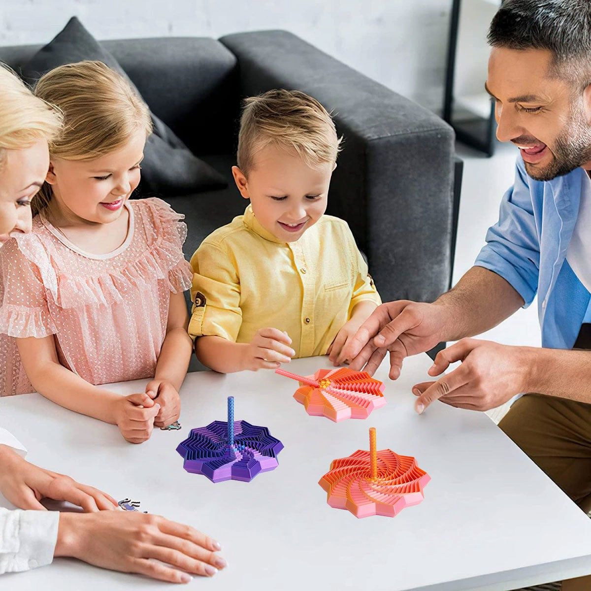 3D Printed Expanded Sensory Fidget Star Fractal Fidget Hexagon Fidget Toy UK