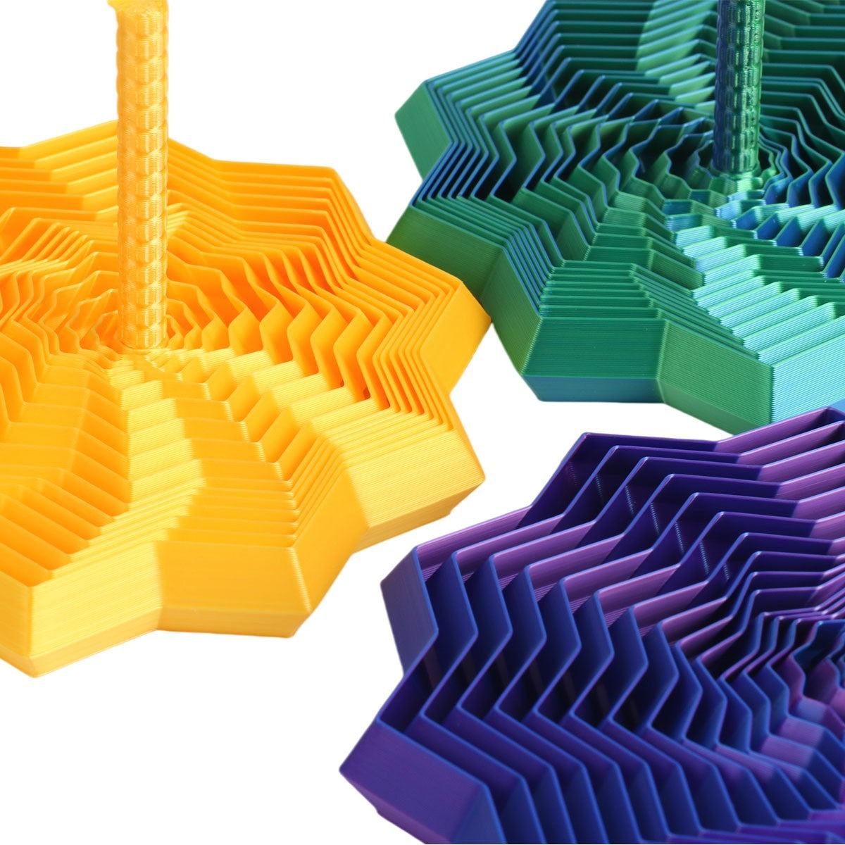 3D Printed Expanded Sensory Fidget Star Fractal Fidget Hexagon Fidget Toy UK