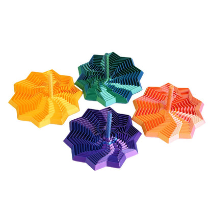 3D Printed Expanded Sensory Fidget Star Fractal Fidget Hexagon Fidget Toy UK
